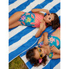 Halter One-Piece Swimsuit, Watermelon Floral - One Pieces - 7