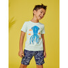 Giant Squid Short Sleeve Graphic Tee, Garden Party - Tees - 2