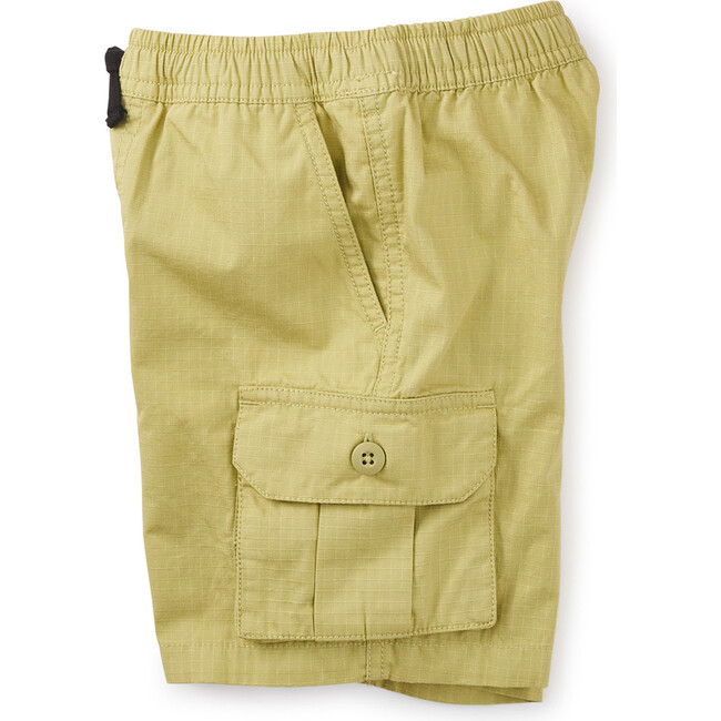 Cargo Multi-Pocket Mid-Thigh Length Shorts, Aloe - Shorts - 2