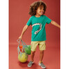Cargo Multi-Pocket Mid-Thigh Length Shorts, Aloe - Shorts - 4