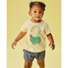 Chia Bunny Baby Graphic Tee, Cornhusk - Tees - 2