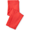 Baby Super-Soft Cotton Solid Leggings, Scarlet - Leggings - 1 - thumbnail