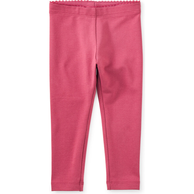 Baby Super-Soft Cotton Solid Leggings, Cassis - Leggings - 2