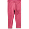 Baby Super-Soft Cotton Solid Leggings, Cassis - Leggings - 2