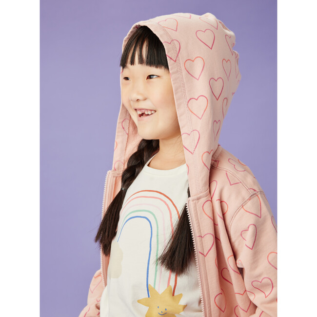 Going Places Hoodie, Ombre Hearts And Pink - Sweatshirts - 5