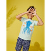 Giant Squid Short Sleeve Graphic Tee, Garden Party - Tees - 5