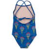 Cross Back One-Piece Swimsuit, Rainbow Ice Cream - One Pieces - 2