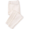 Baby Super-Soft Cotton Pointelle Leggings, Chalk - Leggings - 1 - thumbnail