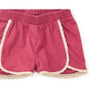 Crochet Trim Sport Shorts, Cassis - Shorts - 2