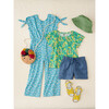 Easy Flutter Sleeve Top, Cactus Floral - Shirts - 4