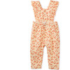 Baby Ruffle Romper, Mexican Hat Floral And Cream - Rompers - 1 - thumbnail