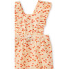 Baby Ruffle Romper, Mexican Hat Floral And Cream - Rompers - 2