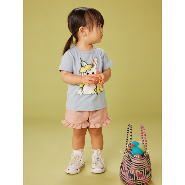 Baby Ruffle Hem Shorts, Cameo Pink - Shorts - 2