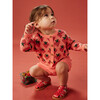 Baby Icon Print Raglan Sleeve Cardigan, Friendly Fresas - Cardigans - 2