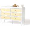 Savannah Doublewide 6 Drawer Changer, Sunshine - Changing Tables - 1 - thumbnail