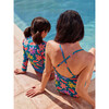 Adult One-Piece Swimsuit, Watermelon Floral - One Pieces - 4