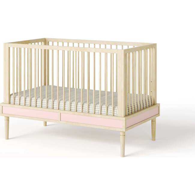 Savannah Crib, Natural with Blush