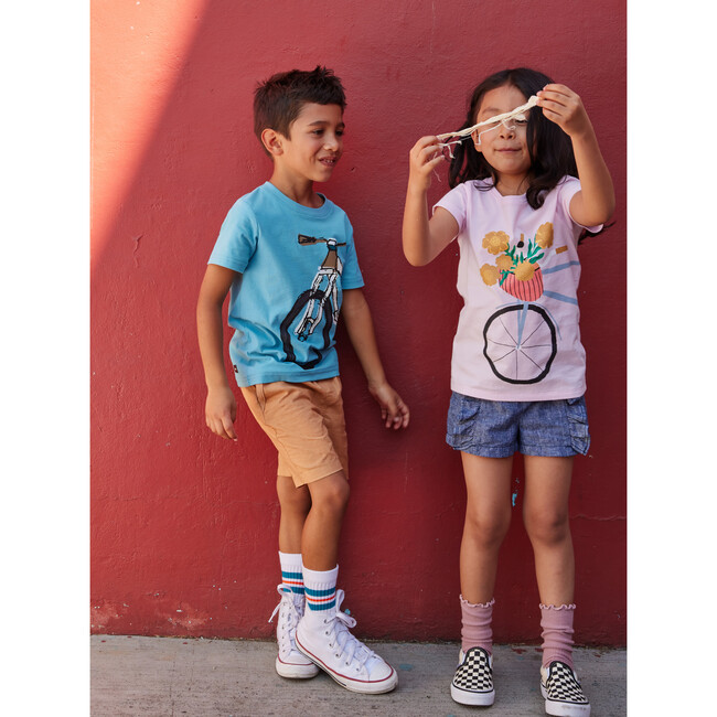Bicicleta Graphic Tee, Pink Lady - Tees - 8