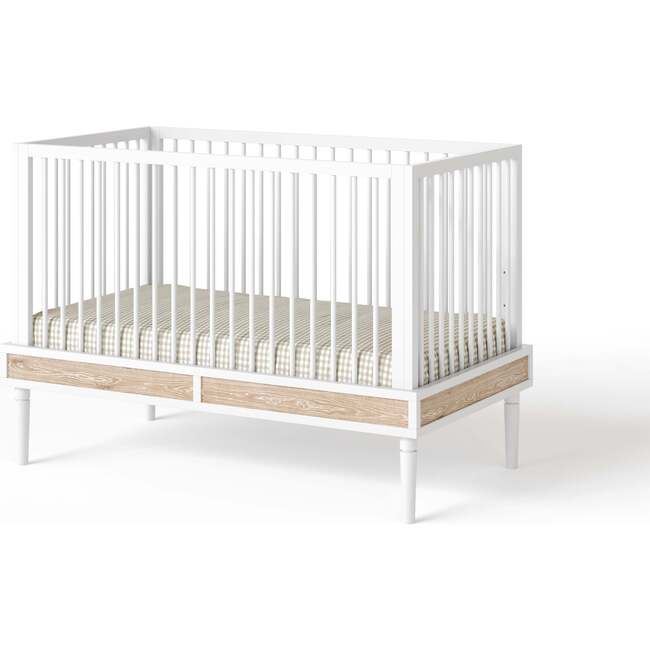 Savannah Crib, Heavy White Cerused