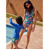 Adult One-Piece Swimsuit, Watermelon Floral - One Pieces - 5