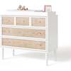 Savannah 5 Drawer Changer, Heavy White Cerused - Changing Tables - 1 - thumbnail