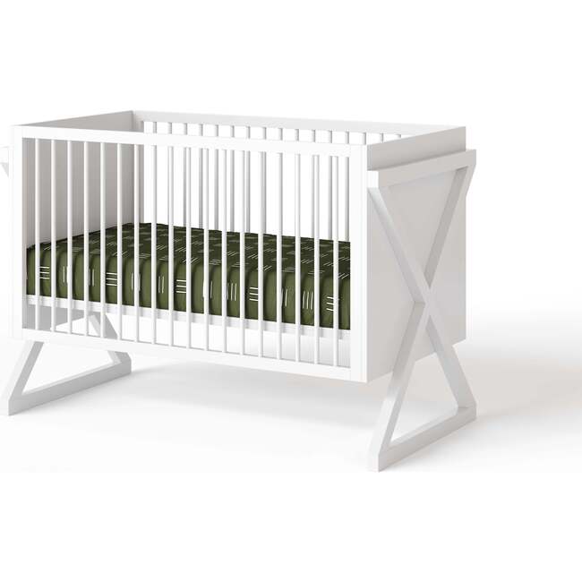 Campaign Crib, White