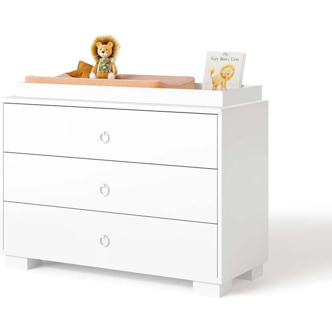 Cabana 3 Drawer Changer, White - Changing Tables - 1