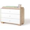 Cabana 3 Drawer Changer, Cerused with White Drawers - Changing Tables - 1 - thumbnail