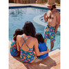Adult One-Piece Swimsuit, Watermelon Floral - One Pieces - 9