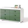 Austin Doublewide 6 Drawer Changer, Fern - Changing Tables - 1 - thumbnail