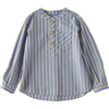 Striped Full Sleeve Shirt, Blue Skies And Lemonade - Shirts - 1 - thumbnail