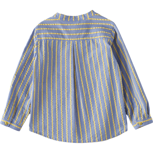Striped Full Sleeve Shirt, Blue Skies And Lemonade - Shirts - 2