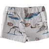 Seaside Print Baby Shorts, Seashore Dreams - Shorts - 2
