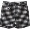 Picnic Checked 2-Pocket Shorts, Black - Shorts - 1 - thumbnail