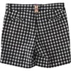 Picnic Checked 2-Pocket Shorts, Black - Shorts - 2