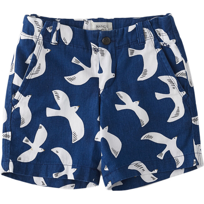 Birds of a Feather Cotton Shorts