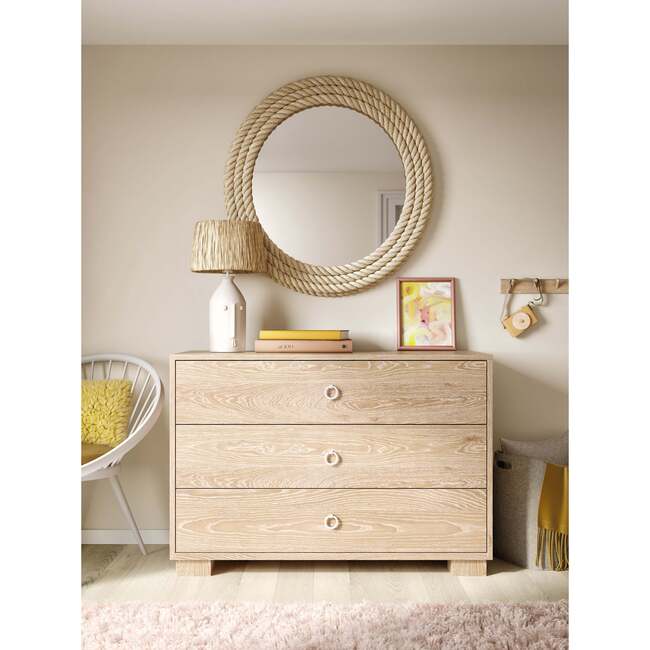 Cabana 3 Drawer Changer, Cerused with White Drawers - Changing Tables - 4