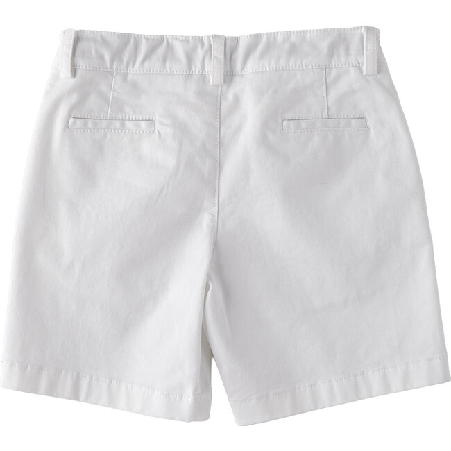 Classic Cotton 2-Pocket Shorts, White - Shorts - 2