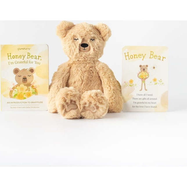 Honey Bear's Gratitude Plush Kin and Book Bundle, Honey