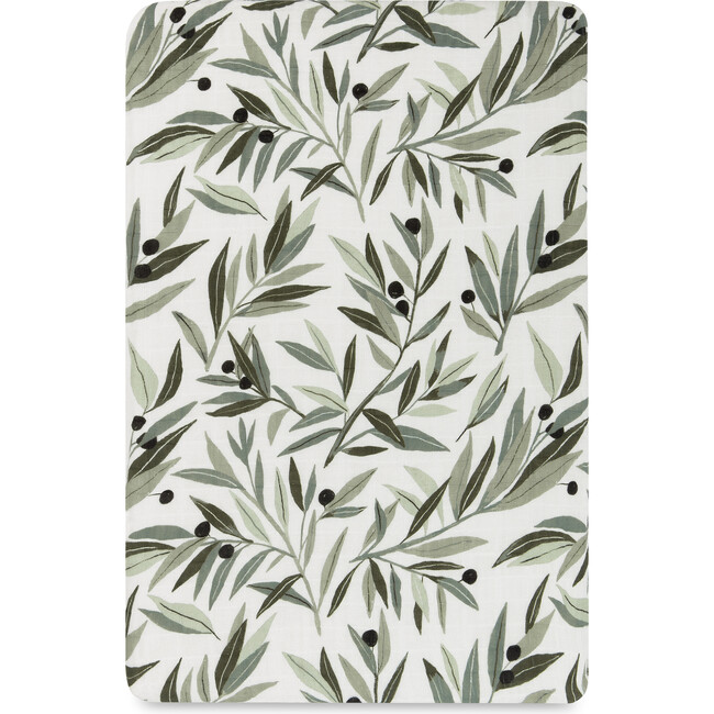 All-Stages Bassinet Sheet, Olive Branches