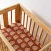 All-Stages Bassinet Sheet, Terracotta Rainbow - Crib Sheets - 2