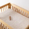 All-Stages Midi Crib Sheet, Oat Stripe - Crib Sheets - 2