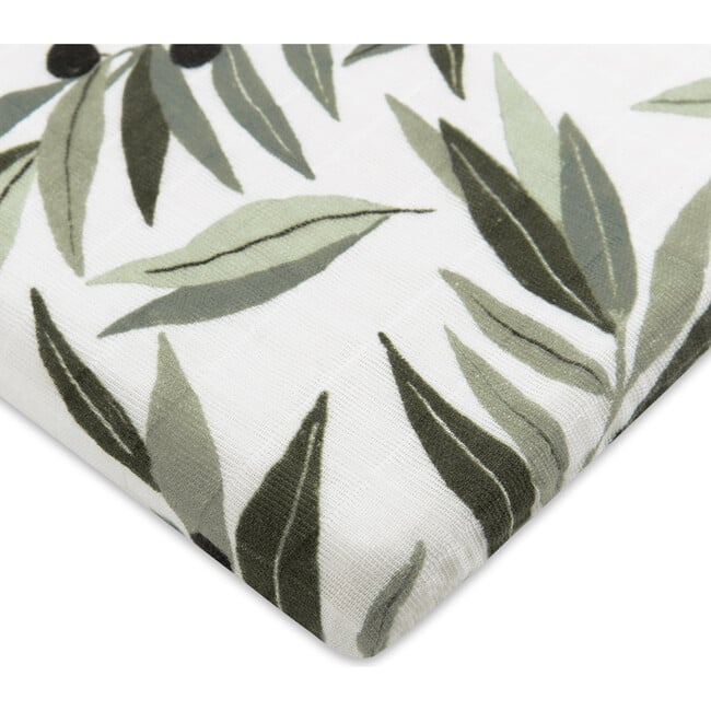 All-Stages Bassinet Sheet, Olive Branches - Crib Sheets - 5