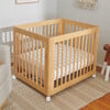 All-Stages Midi Crib Sheet, Oat Stripe - Crib Sheets - 4