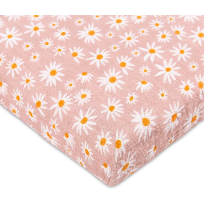 All-Stages Midi Crib Sheet, Cotton Daisy - Crib Sheets - 6