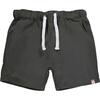 Twill Drawstring Shorts, Grey - Shorts - 1 - thumbnail