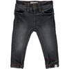 Slim Fit Denim Jeans, Charcoal - Jeans - 1 - thumbnail