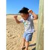 Ribbed Drawstring Shorts, Blue - Shorts - 2