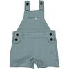 Cotton Gauze Buttoned Straps Overalls, Slate - Overalls - 1 - thumbnail