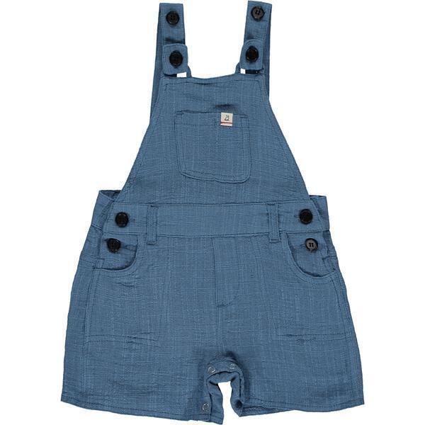 Cotton Gauze Buttoned Straps Overalls, Blue Me & Henry Pants